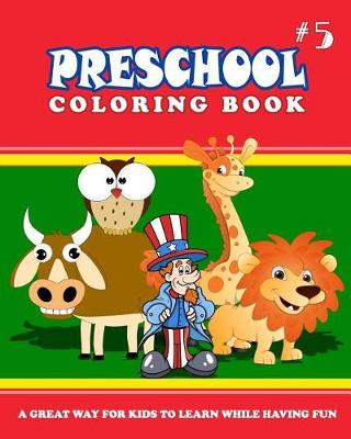 Book cover for PRESCHOOL COLORING BOOK - Vol.5