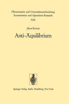 Book cover for Anti-Äquilibrium