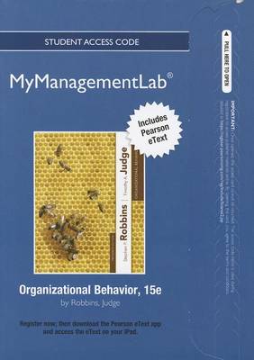 Book cover for NEW MyManagementLab with Pearson eText -- Access Card -- for Organizational Behavior