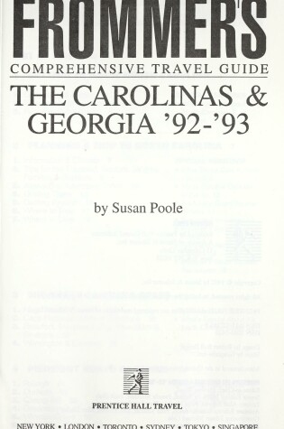 Cover of Carolinas and Georgia