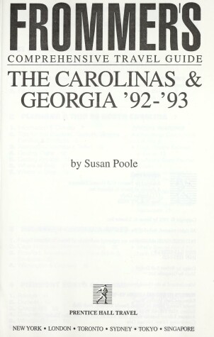 Book cover for Carolinas and Georgia
