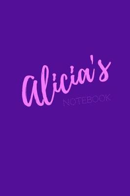 Book cover for Alicia's Notebook