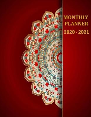 Book cover for Monthly Planner 2020-2021