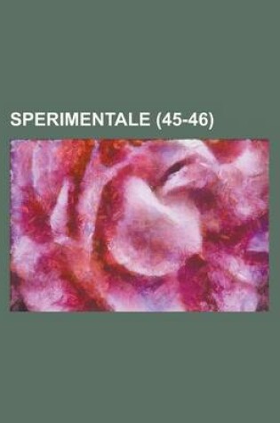 Cover of Sperimentale (45-46)