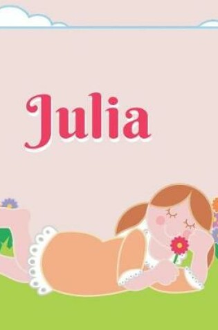 Cover of Julia Personalized Sketchbook Journal Notebook