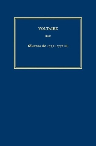 Cover of Complete Works of Voltaire 80C