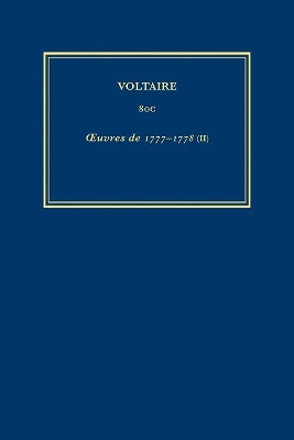 Book cover for Complete Works of Voltaire 80C