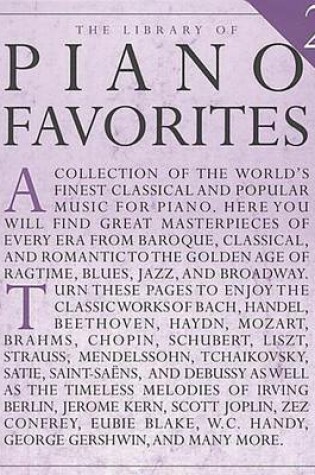 Cover of Library of Piano Favorites