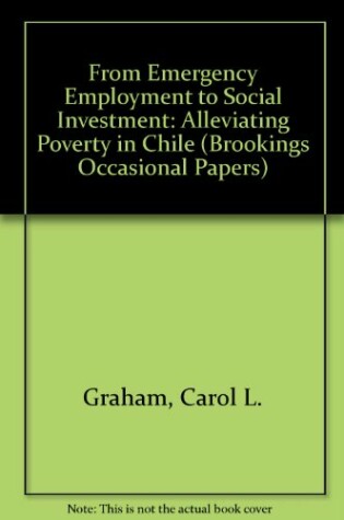 Cover of From Emergency Employment to Social Investment