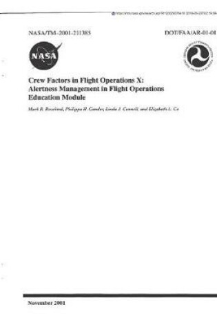 Cover of Crew Factors in Flight Operations X