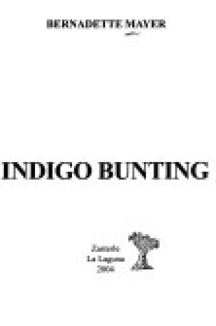 Cover of Indigo Bunting