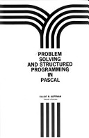 Book cover for Problem Solving and Structured Programming in PASCAL