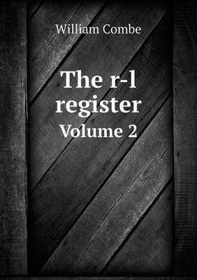 Book cover for The r-l register Volume 2