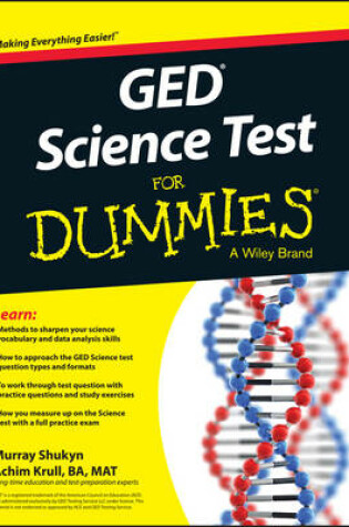 Cover of GED Science For Dummies