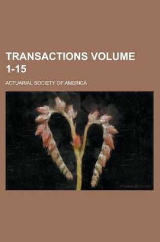 Cover of Transactions (1-15)