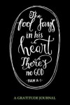 Book cover for "The fool says in his heart there's no GOD" Psalm 14