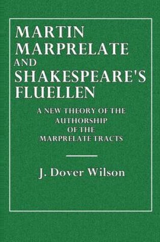 Cover of Martin Marprelate and Shakepeare's Fluellen