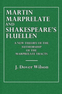 Book cover for Martin Marprelate and Shakepeare's Fluellen