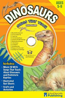 Book cover for Dinosaurs Sing Along Activity Book with CD