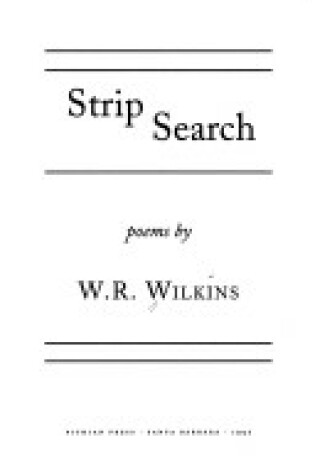 Cover of Strip Search