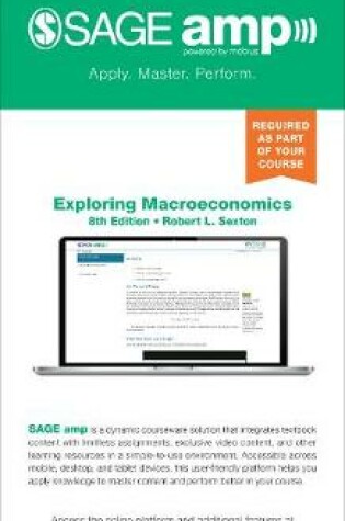 Cover of Exploring Macroeconomics - Sage Amp Edition