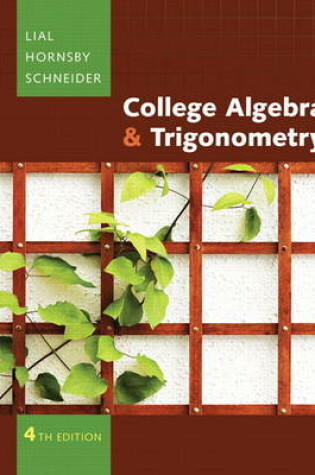 Cover of College Algebra and Trigonometry plus MyMathLab Student Access Kit