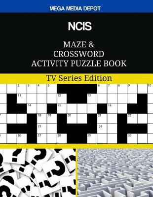 Book cover for NCIS Maze and Crossword Activity Puzzle Book