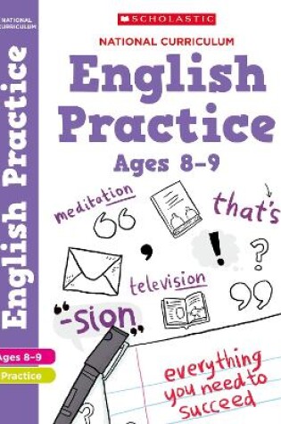Cover of National Curriculum English Practice Book for Year 4