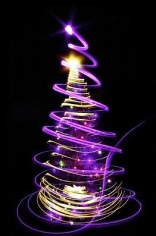 Cover of A Christmas Tree Surrounded in Purple Light