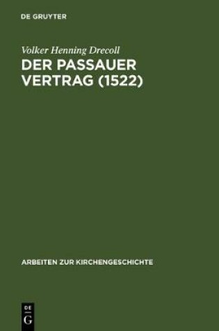 Cover of Der Passauer Vertrag (1552)