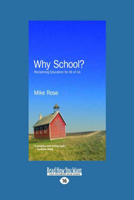 Book cover for Why School?