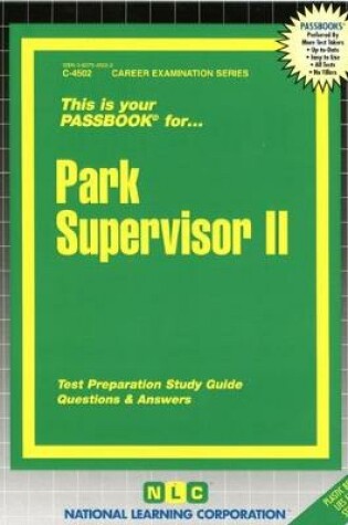 Cover of Park Supervisor II