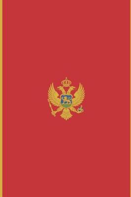 Book cover for Montenegro Flag Notebook - Montenegrin Flag Book - Montenegro Travel Journal