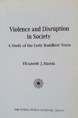 Book cover for Violence and Disruption in Society