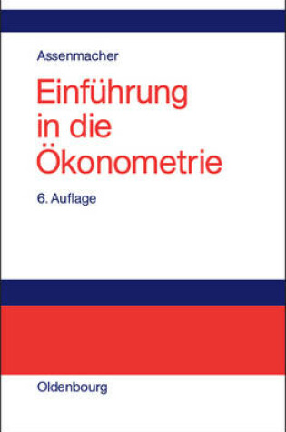Cover of Einf�hrung in Die �konometrie