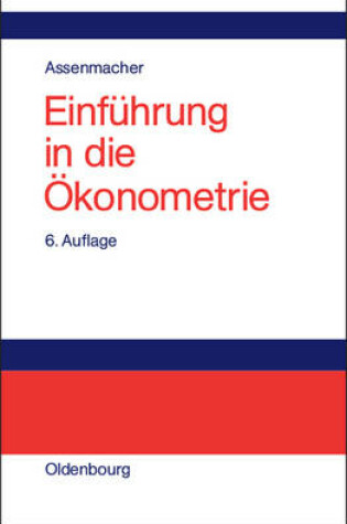 Cover of Einführung in Die Ökonometrie