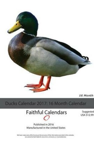 Cover of Ducks Calendar 2017