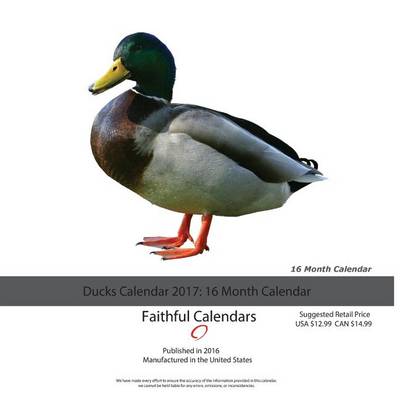 Book cover for Ducks Calendar 2017