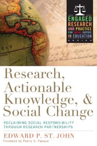 Cover of Research, Actionable Knowledge, and Social Change