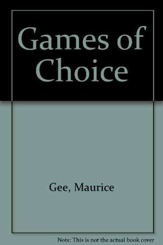 Book cover for Games of Choice