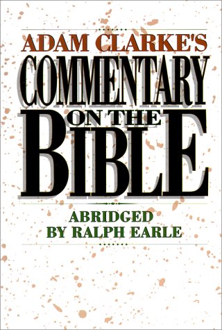 Book cover for Adam Clarke's Commentary