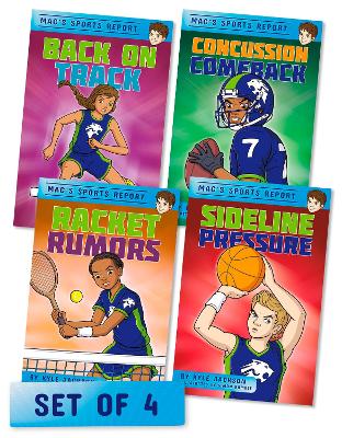 Book cover for Mac's Sports Report (set of 4)