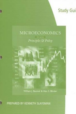 Cover of Study Guide for Baumol/Blinder's Microeconomics, 12th