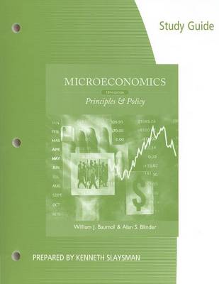 Book cover for Study Guide for Baumol/Blinder's Microeconomics, 12th