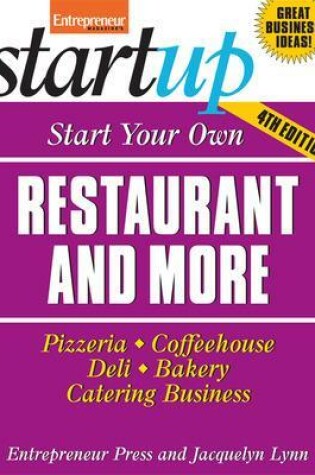 Cover of Start Your Own Restaurant Business and More 4/E