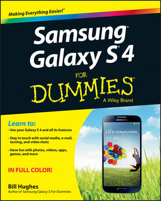 Book cover for Samsung Galaxy S 4 For Dummies