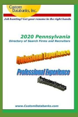 Cover of 2020 Pennsylvania Directory of Search Firms and Recruiters