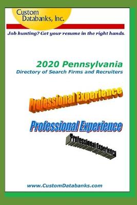 Book cover for 2020 Pennsylvania Directory of Search Firms and Recruiters