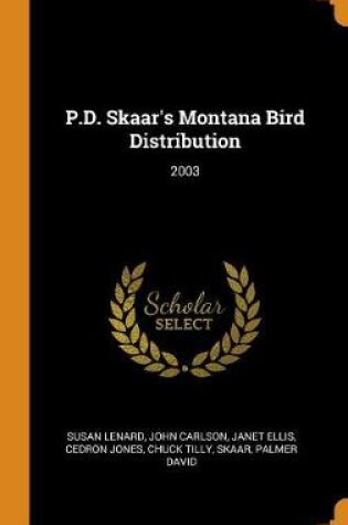 Cover of P.D. Skaar's Montana Bird Distribution