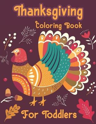 Book cover for Thanksgiving Coloring Book for Toddlers